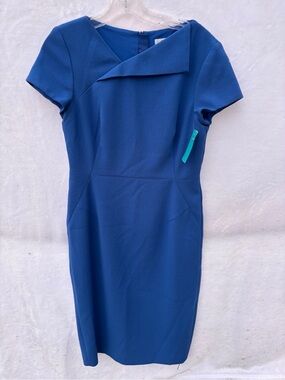 LK Bennett Royal Blue Midi Sheath Dress